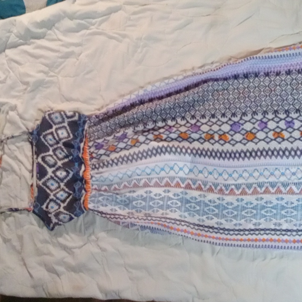 Lightweight zouk maxi dress, bohemian style size medium